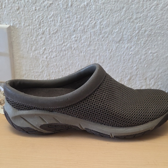 Merrell Encore Breeze Dark Earth Mesh Mules Sz 9 - Picture 7 of 12